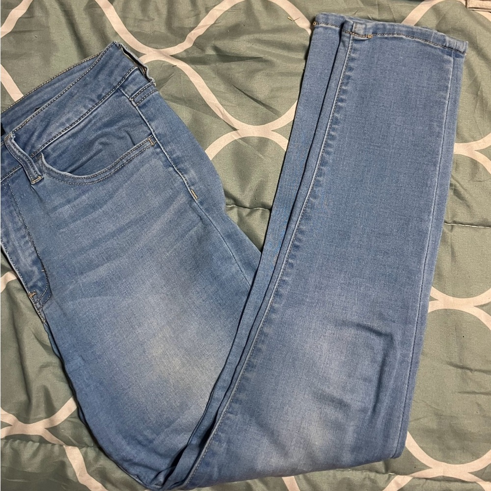 VERVET BY FLYING MONKEY Blue Skinny Jeans